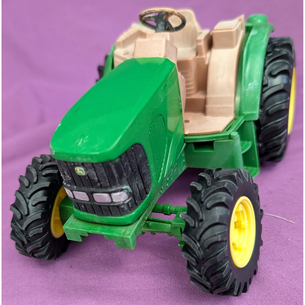 ERTL John Deere Sandbox Tough Tractor Toy die-cast hybrid